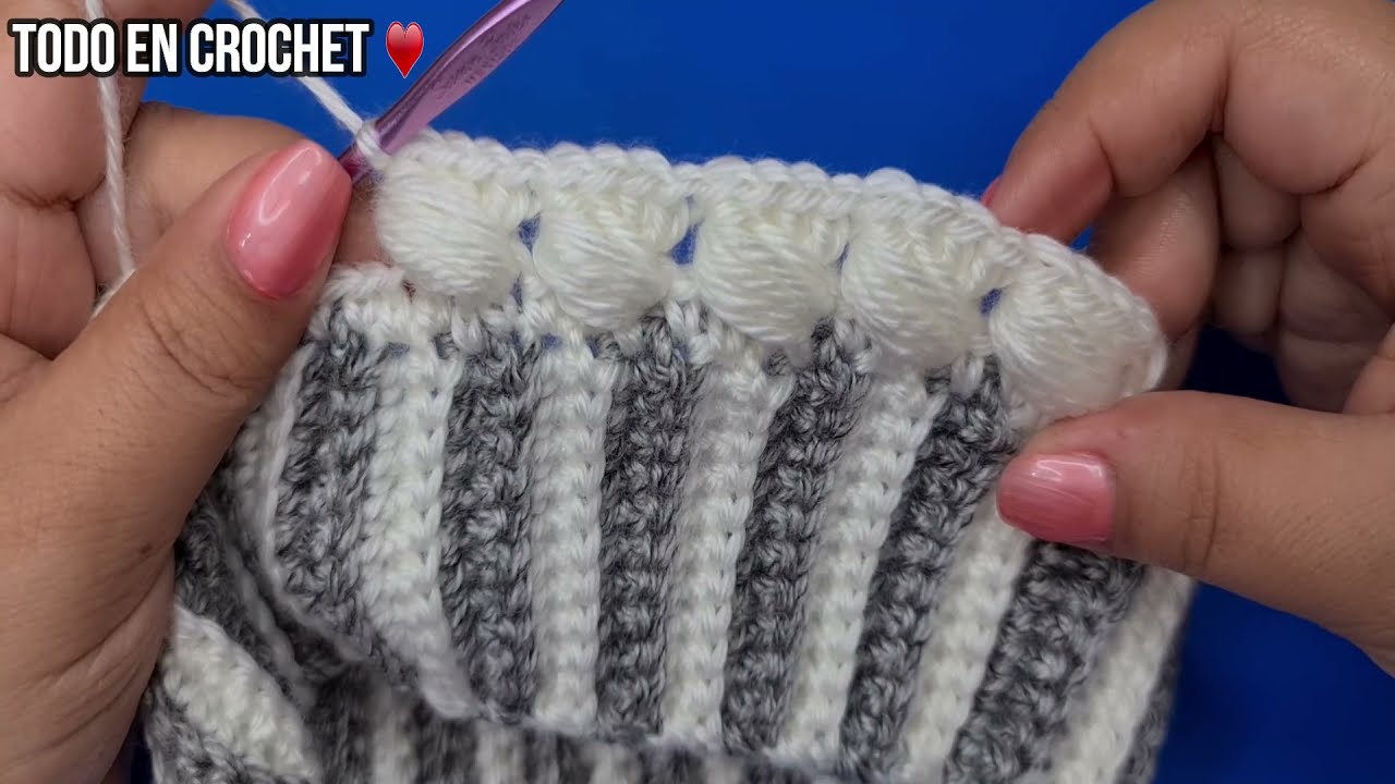 🧶❤ Gorro a crochet para toda la familia