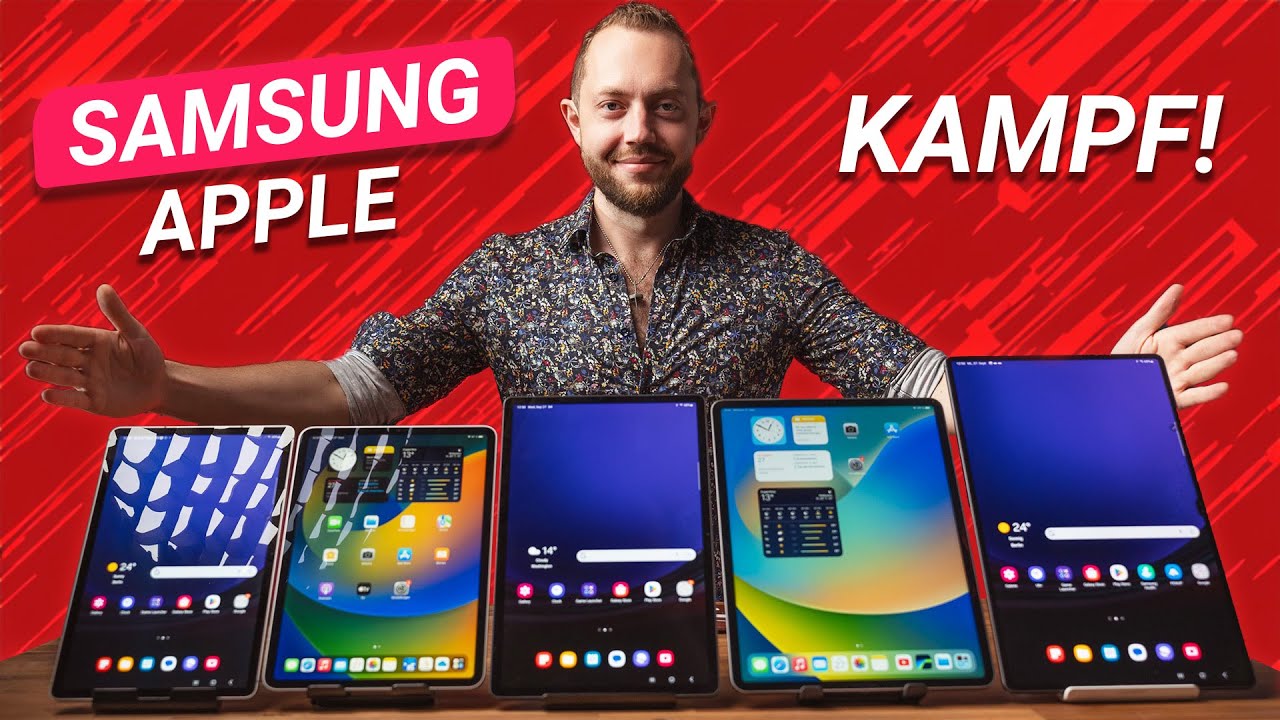 Vergleich: iPad Pro vs. Samsung Galaxy Tab S9: Alle Tablets!