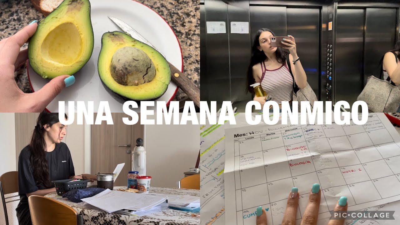 Una semana estudiando conmigo | examenes FINALES Nutrición