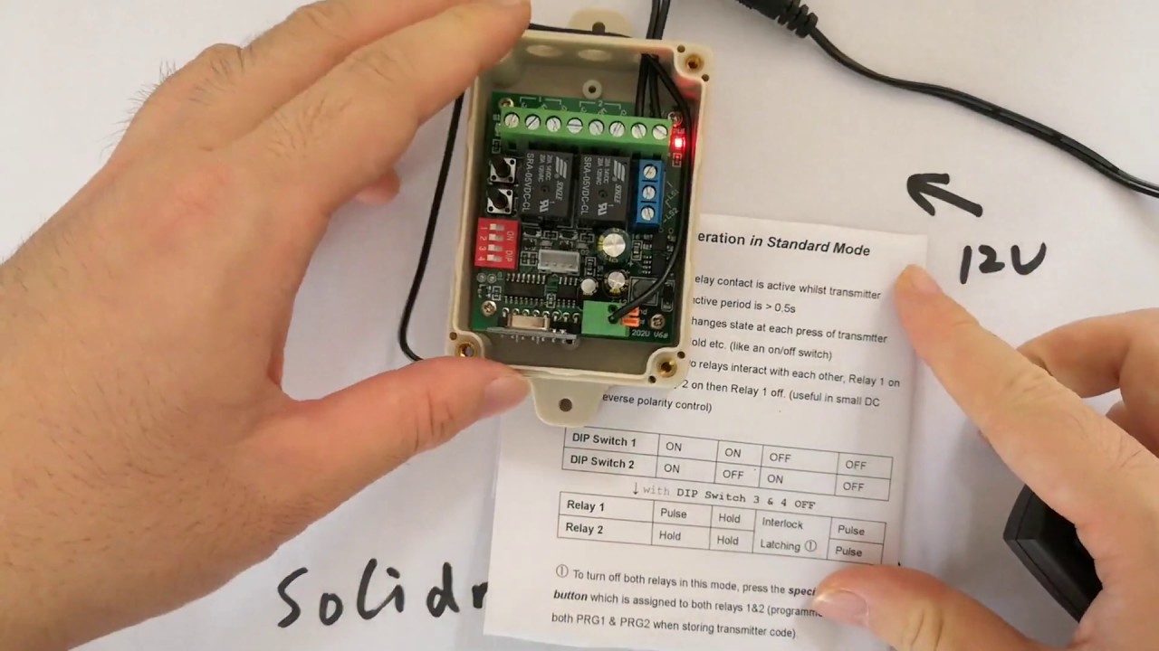 202U V6 - Relay Working Mode - Standard Mode