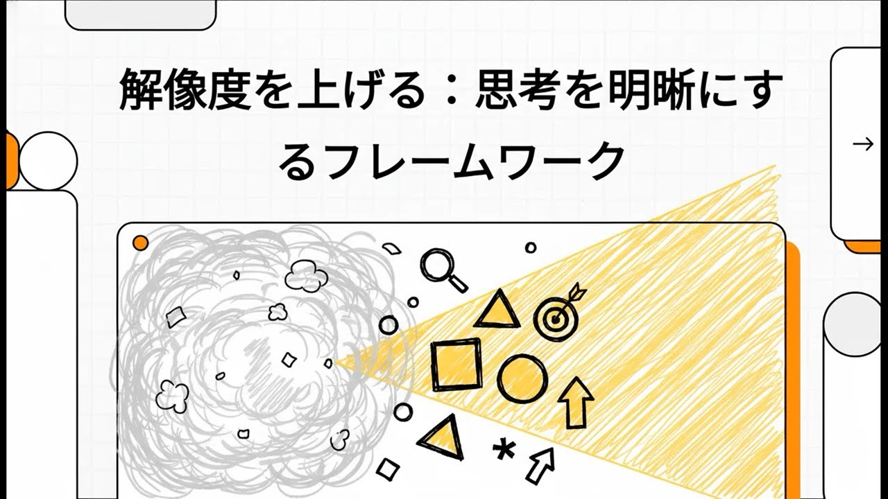 解像度を上げる：思考を明晰にするフレームワーク
