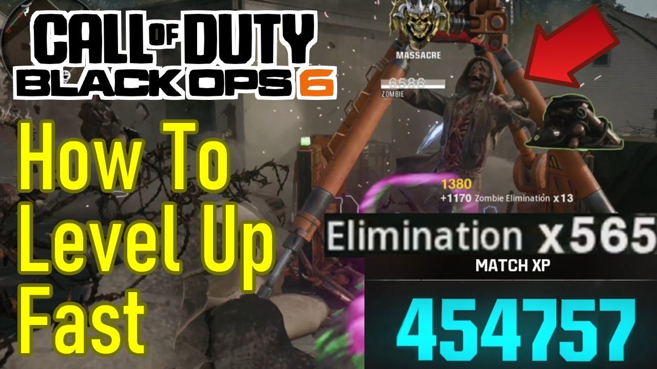 Black Ops 6 how to level up fast in zombies and multiplayer, best xp farm
