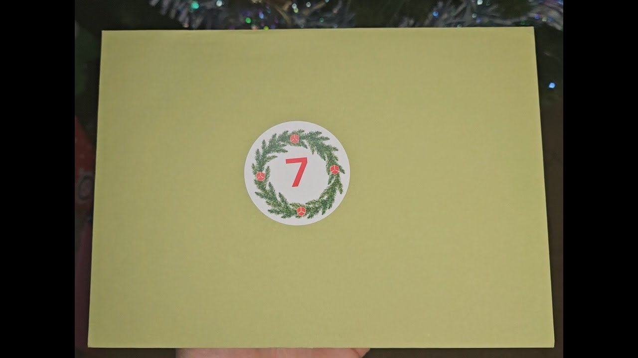 Tabletop Gaming Magazine Advent Calendar 2025 Day 7 Opening Unwrapping