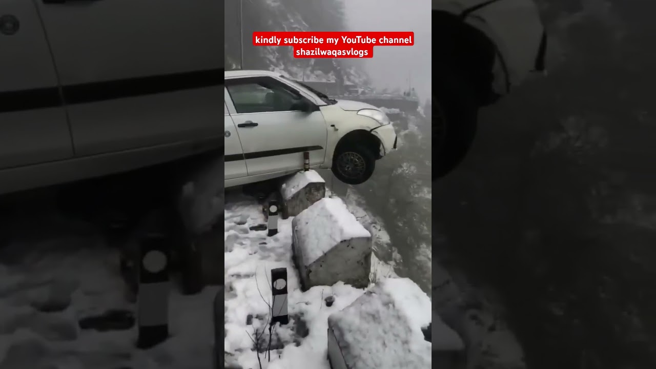 Latest Situation In Murree #snowfall #accident #weather #murree #winter  #dangerous #snow
