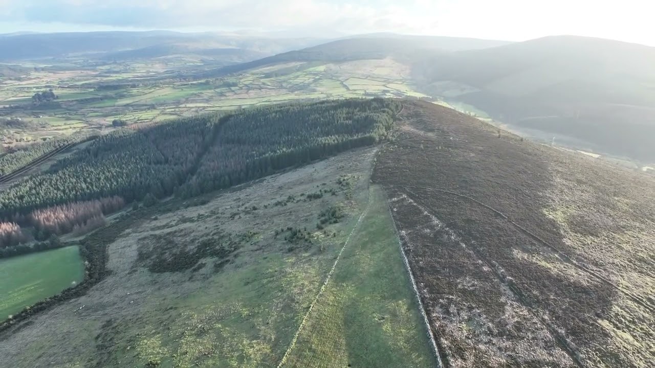 HOLLYWOOD,  Co. Wicklow, IRELAND 🇮🇪 ❤️  DJI, SKY VIEW JAN 2026