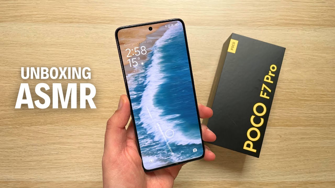 Poco F7 Pro 12/512GB Black - ASMR Unboxing & Setup