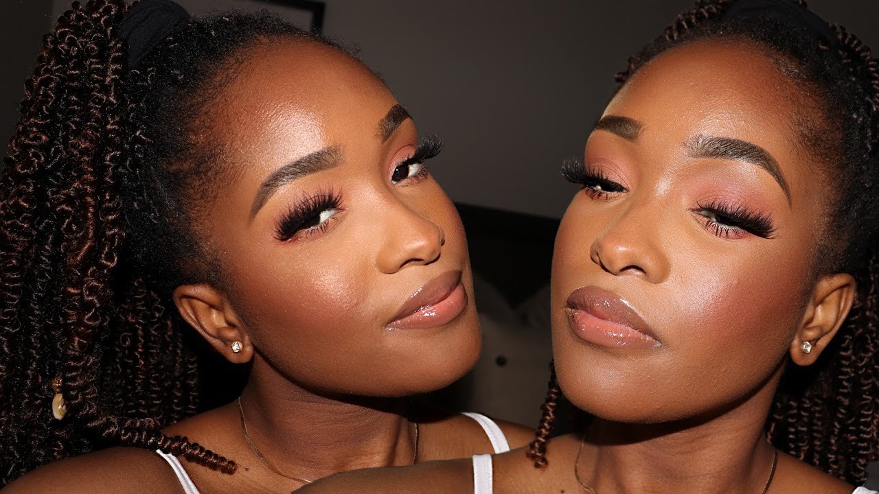 Easy Blush Pink Valentines Day Look| Morphe Foundation Review | Kharah Jay