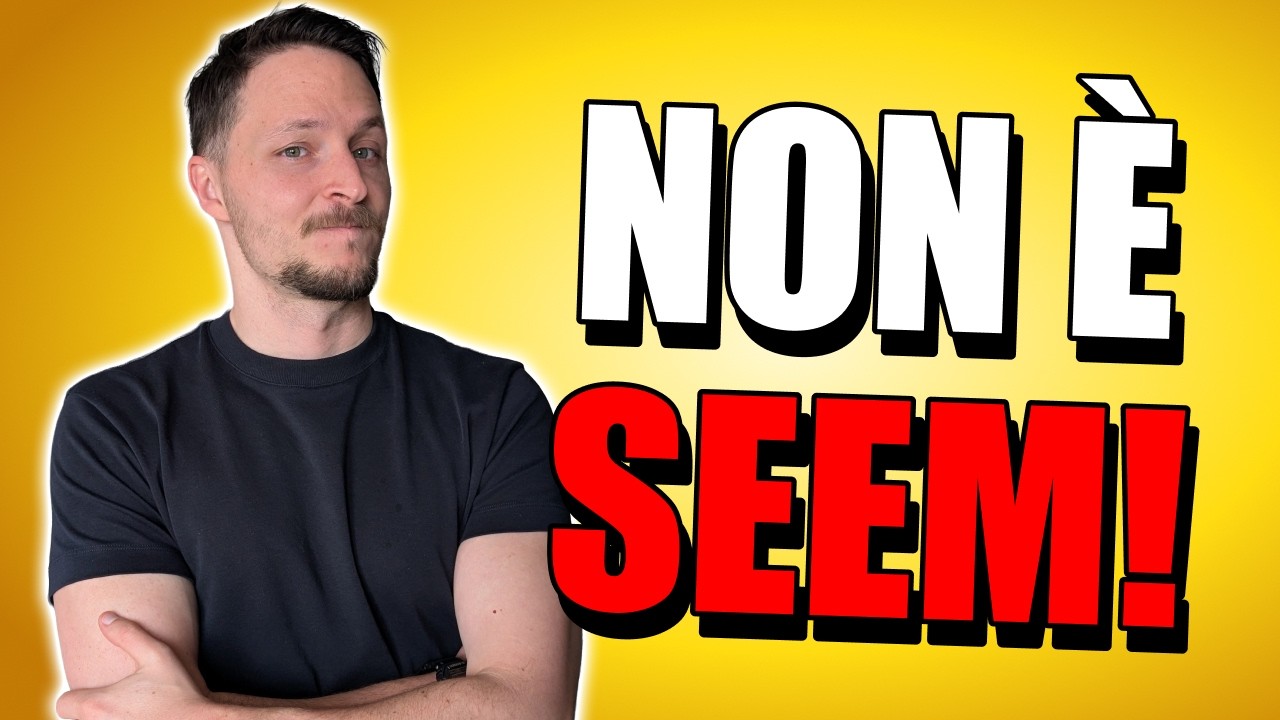 Come si dice (veramente) SEMBRARE in inglese?