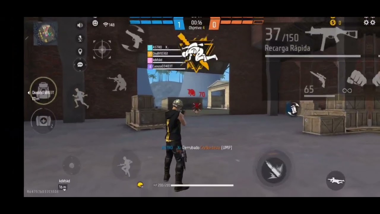 jogando free fire parte 4 💦💫🖤🤍💯💢