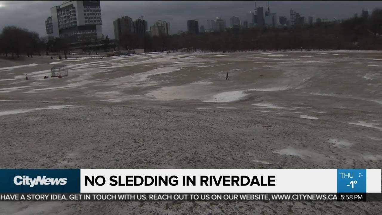 Popular Riverdale Park toboggan hill closes for safety reasons