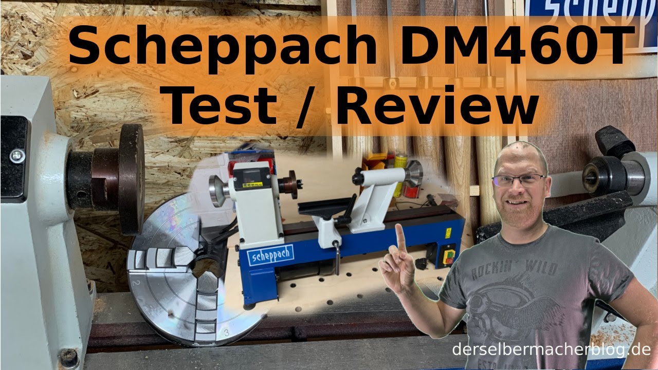 Test: Drechselbank Dm460t von Scheppach (Testbericht, Review, Unboxing)