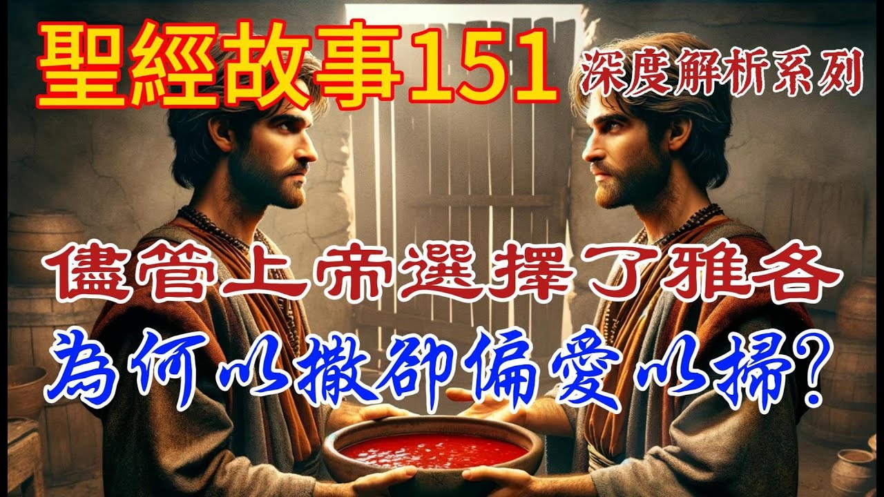 為何以撒偏愛以掃，儘管上帝選擇了雅各？這背後的隱情讓人深思！【#聖經故事/#圣经故事 第151期】