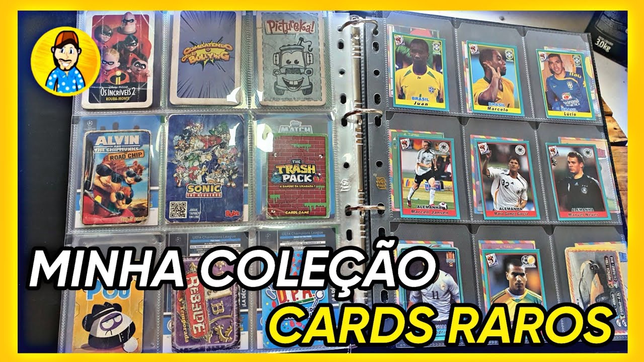 MINHA COLEÇÃO DE CARDS RAROS