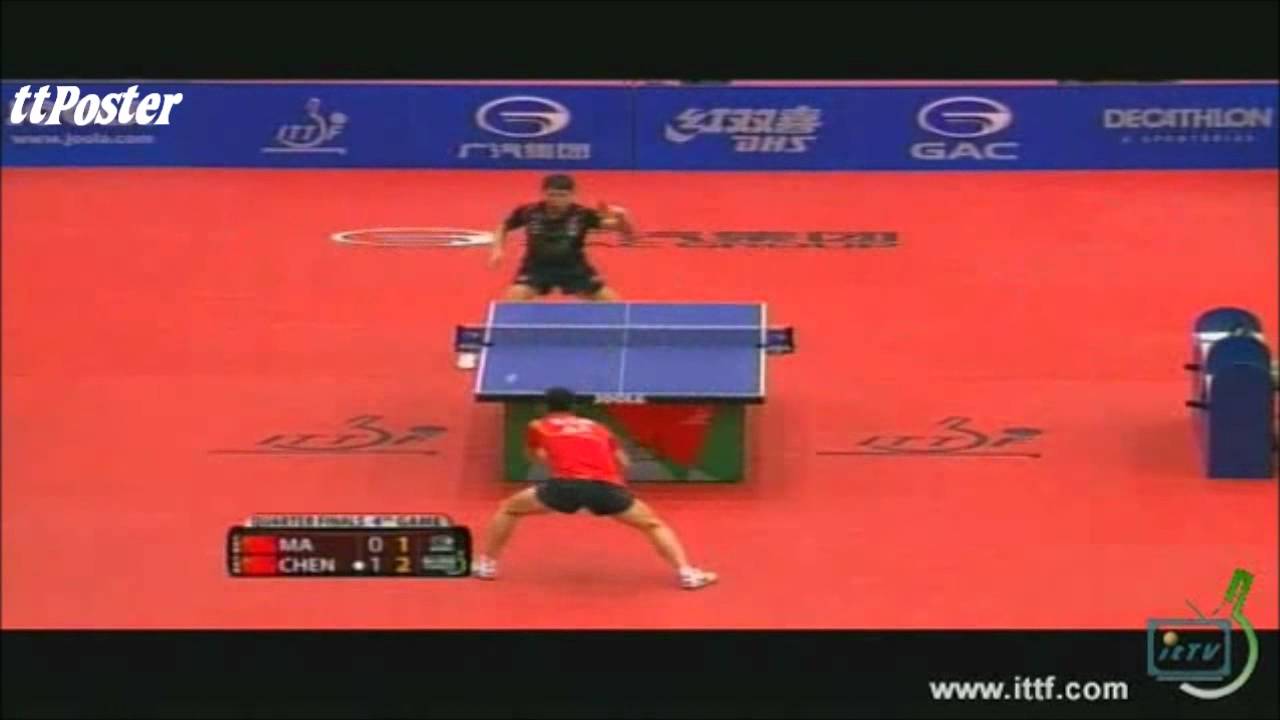 Hungarian Open 2012: Ma Long-Chen Qi