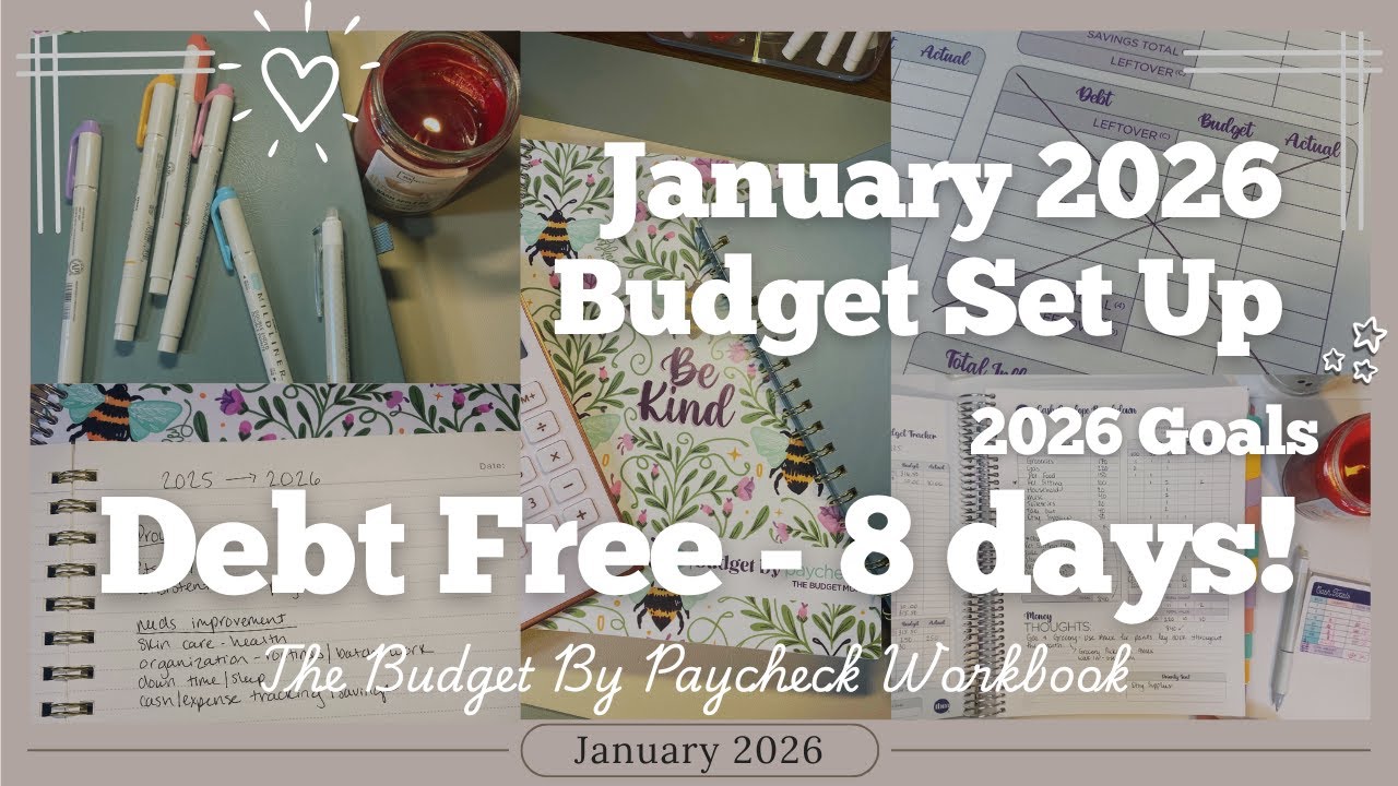 DEBT FREE COUNTDOWN!!! | January Budget | January Budget with Me | Debt Freedom