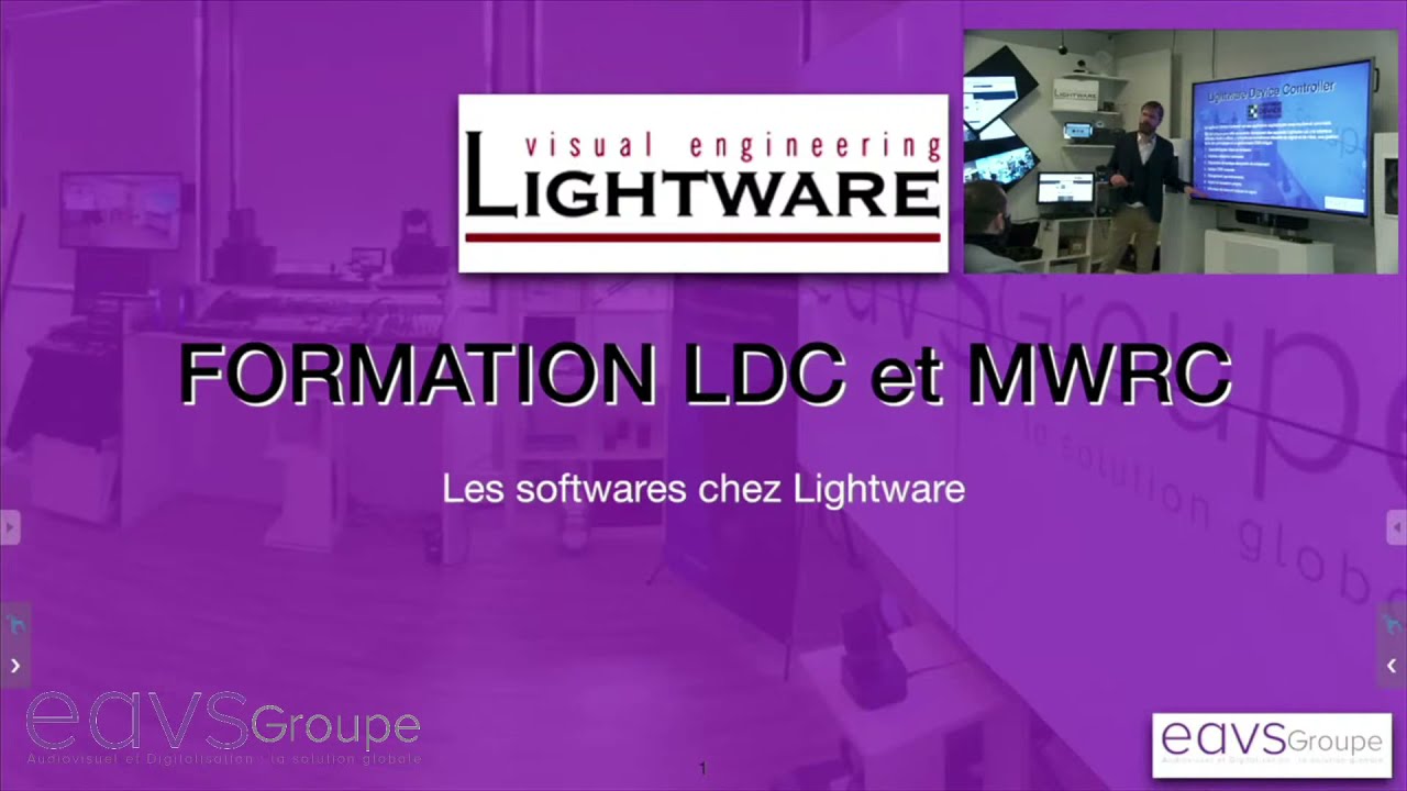 Formation les Softwares de Lightware