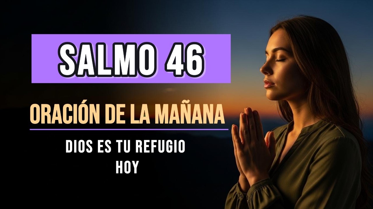 Oración de la Mañana | Si hoy sientes angustia, Dios es tu refugio Hoy (Salmo 46:1)