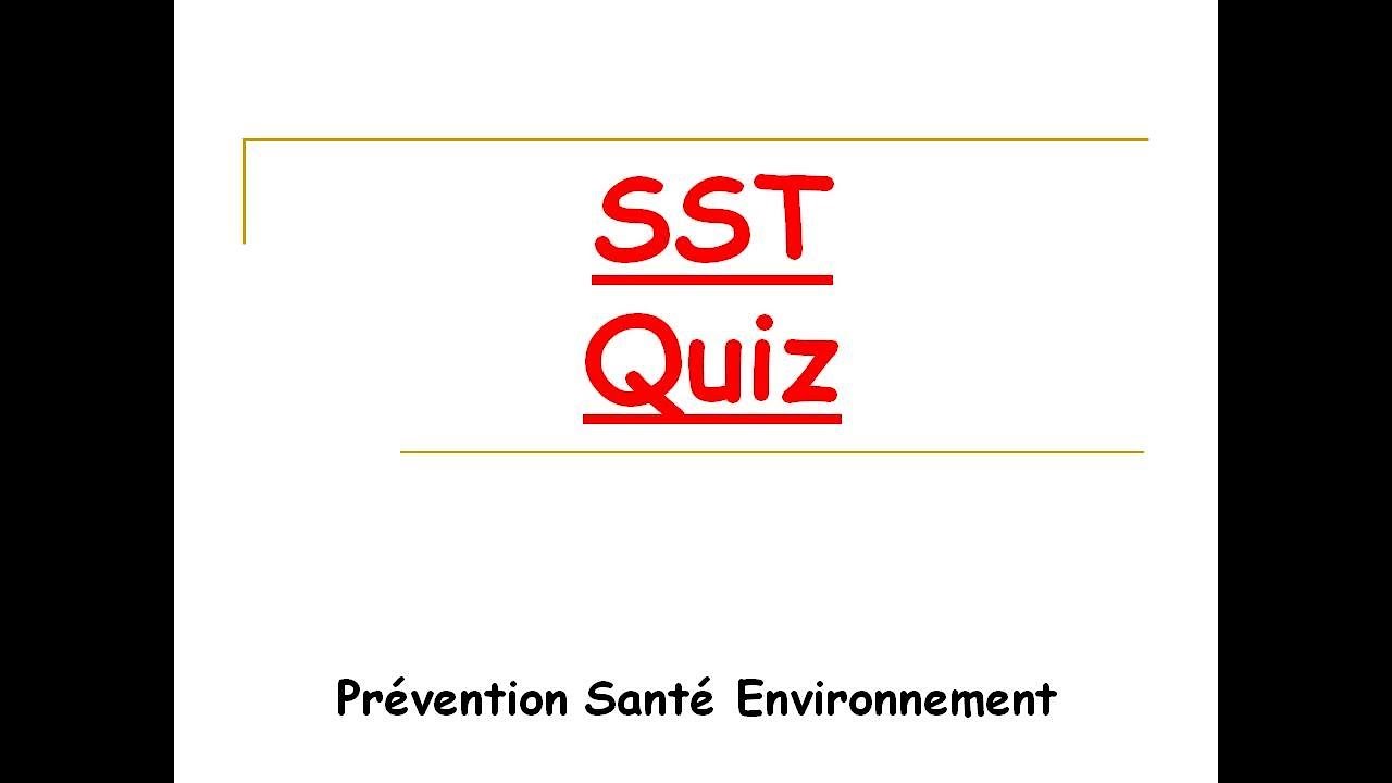 SST : Quiz