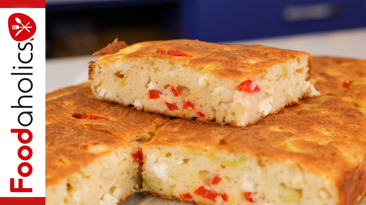 Εύκολο αλμυρό κέικ χωρίς αλλαντικά | Foodaholics