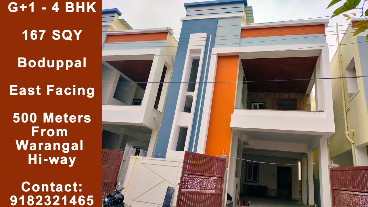 (222) 167 SQY || East - 4BHK - 2 Car Par - Lift Provision || Near Decathlon UPPAL - Boduppal