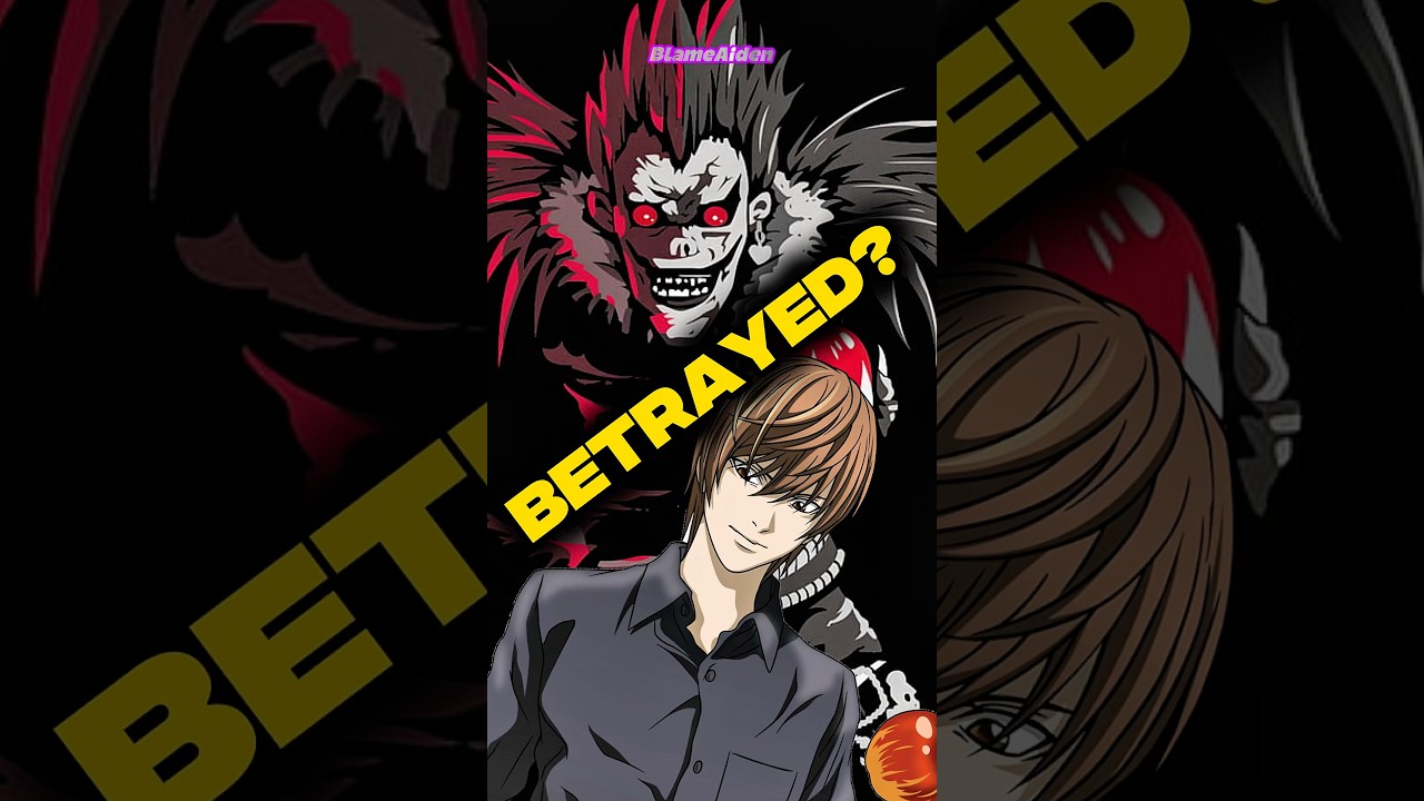 Why did RYUK Write Light&rsquo;s Name in the Death Note? #anime #shorts
