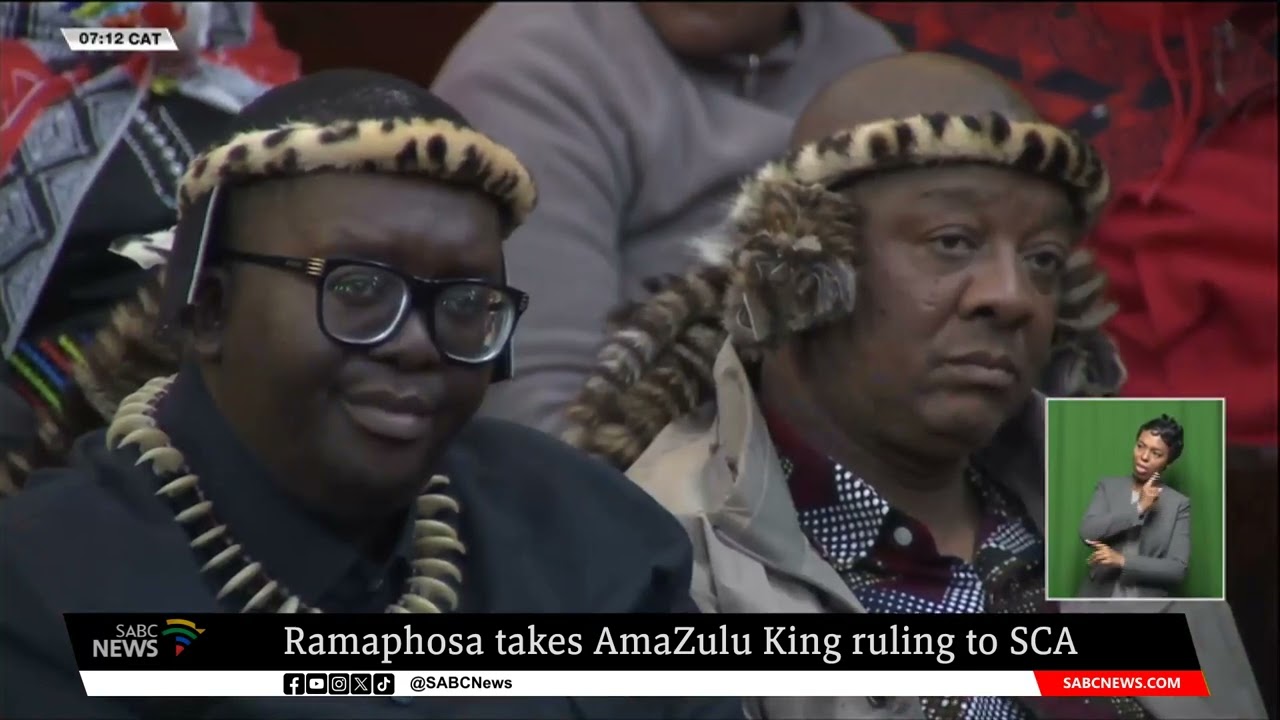 Ramaphosa takes the AmaZulu king ruling to SCA