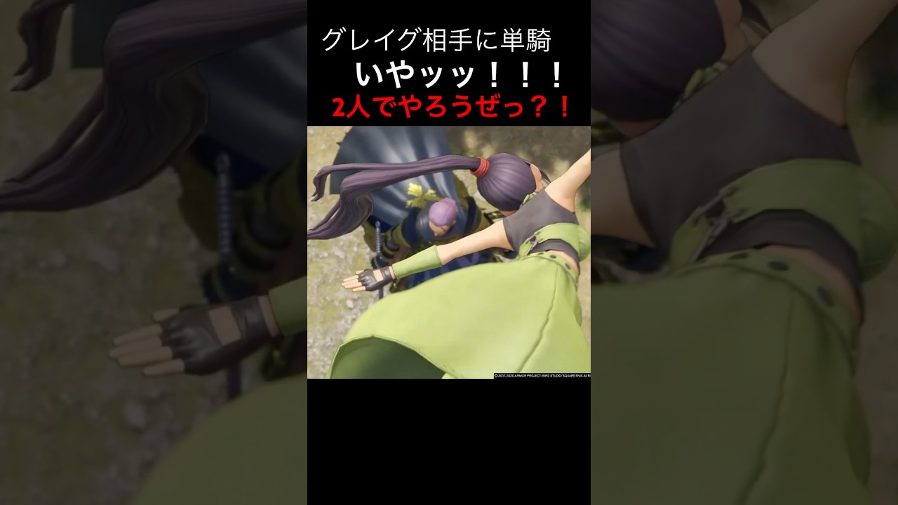 マルティナ、明らかにボスキャラのグレイグに単騎決戦。おいワイも居るんやが　#ドラクエ11s #あきら店長 #ゲーム実況  #dq11s #マルティナ #グレイグ