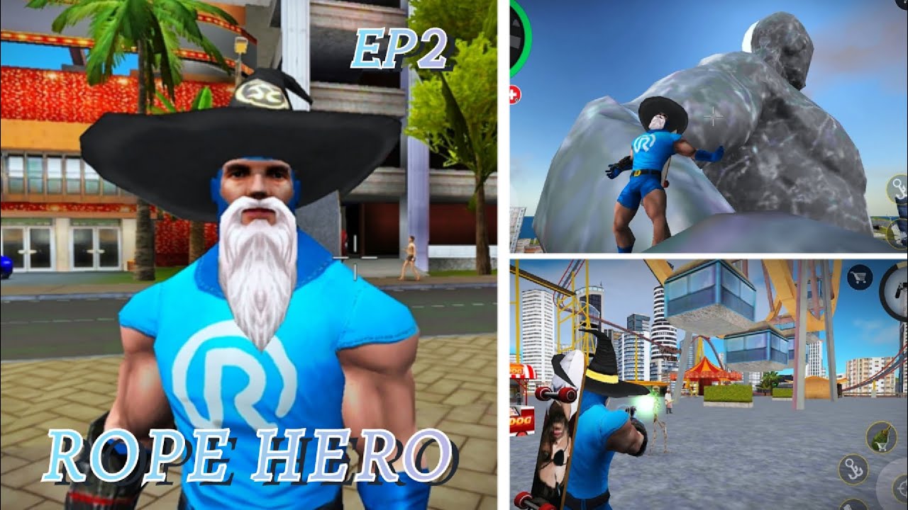 শহরের এক বিরাট সন্ত্রাসী দড়ি ম্যান 🥷। ROPE HERO EP 2 । #FRN G@mer ।@MrTripleR 