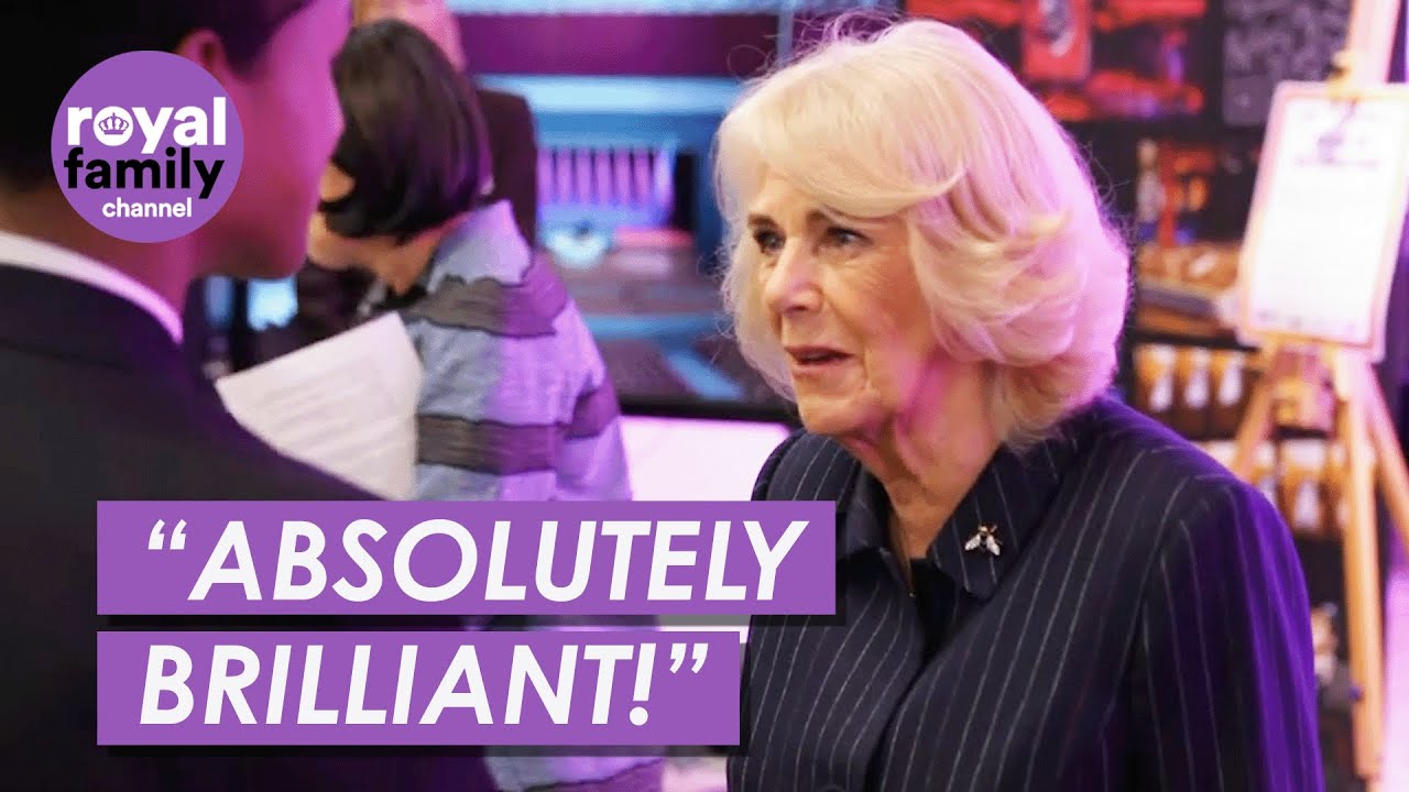 Kids Perform 'Brilliant' Song For Queen Camilla as She Opens New School