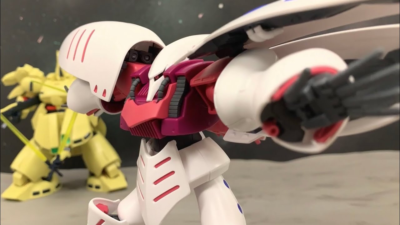 ガンプラコマ撮り HGUC キュベレイ 組み立て gunpla stop motion HGUC QUBELEY