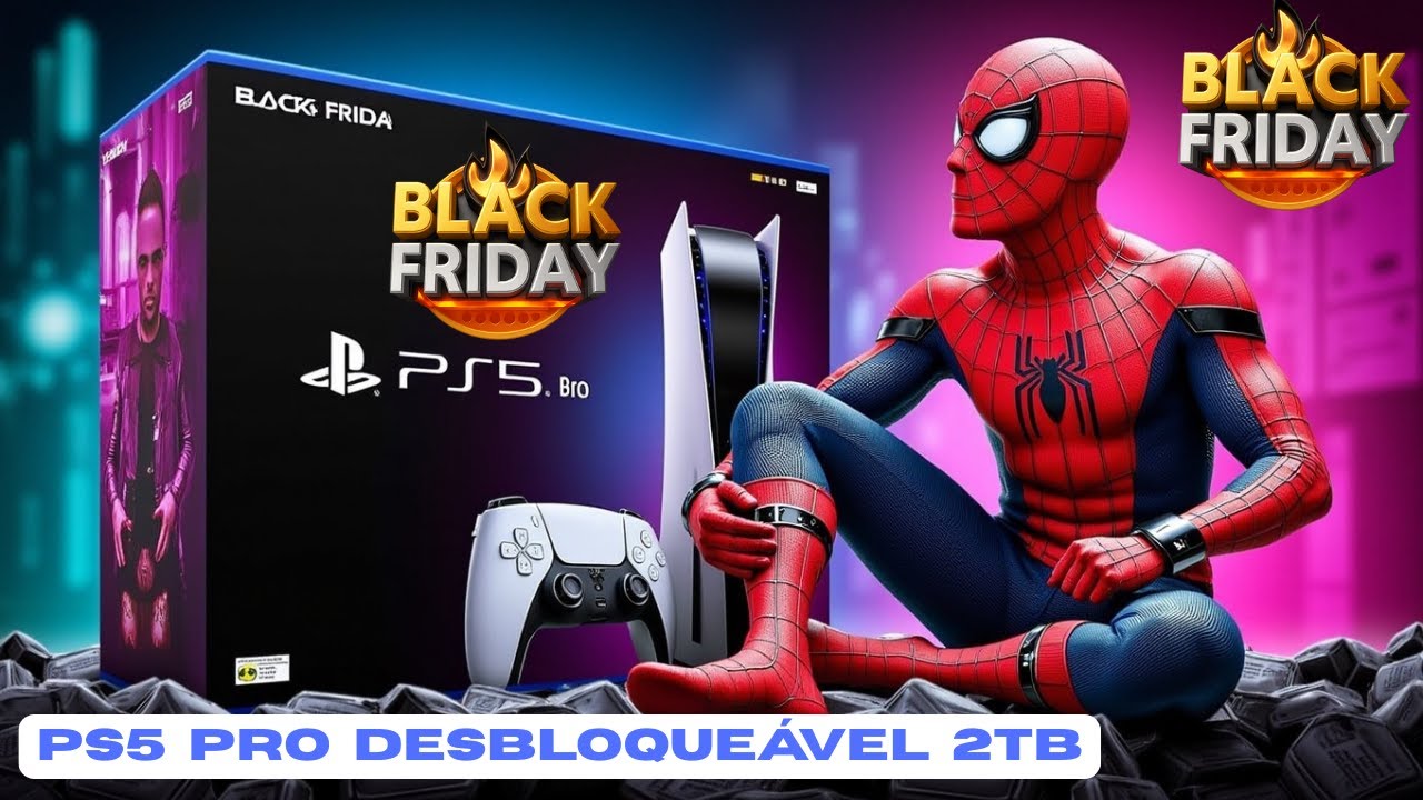 PS5 PRO Desbloque&aacute;vel 2TB Raro + Parcele em 12x no Cart&atilde;o Mercado Pago 