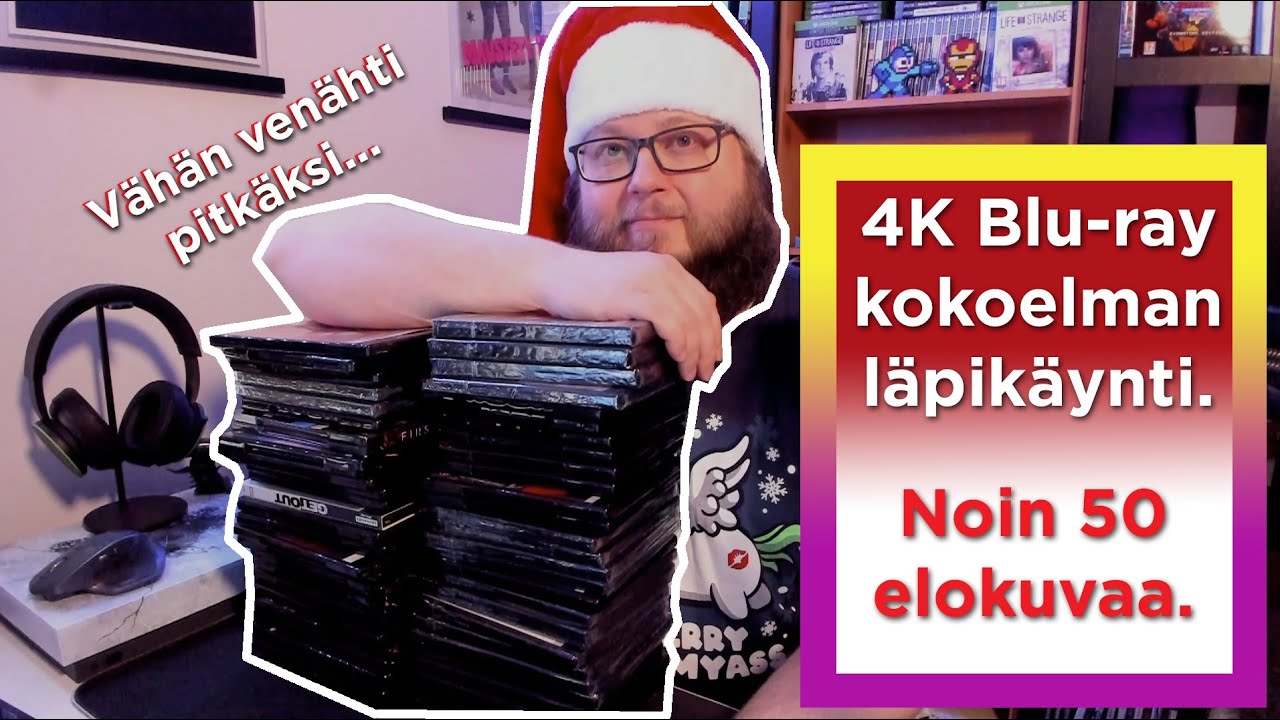 Miun 4K Blu-ray kokoelma - noin 50 elokuvaa - 53 minuuttia