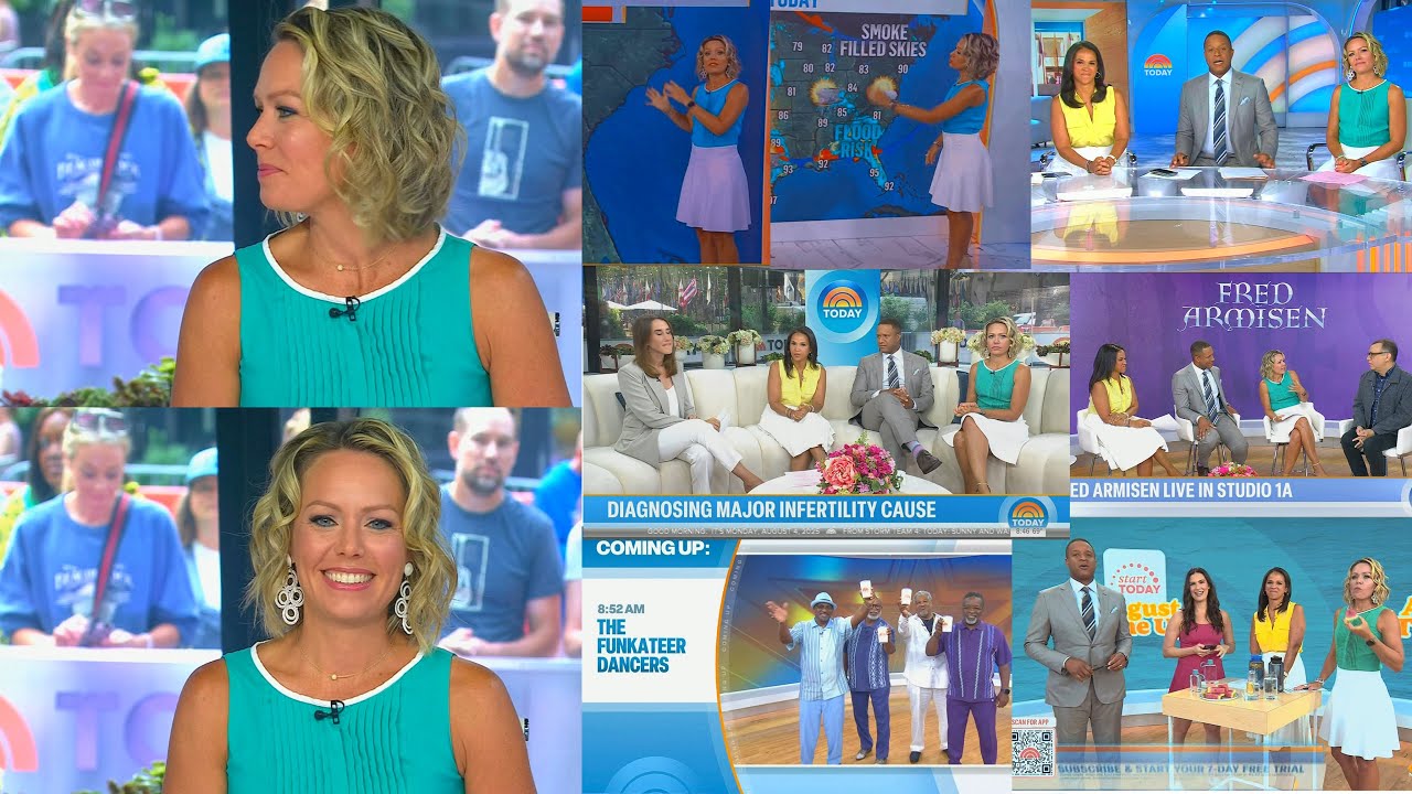 Dylan Dreyer smiling to looking worried, her eyes demand our attn (portions TST as to Lwring Chroma)