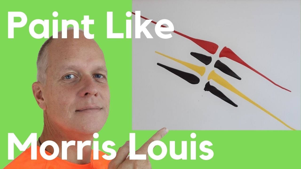 Paint like Morris Louis - Positive and negative space in art