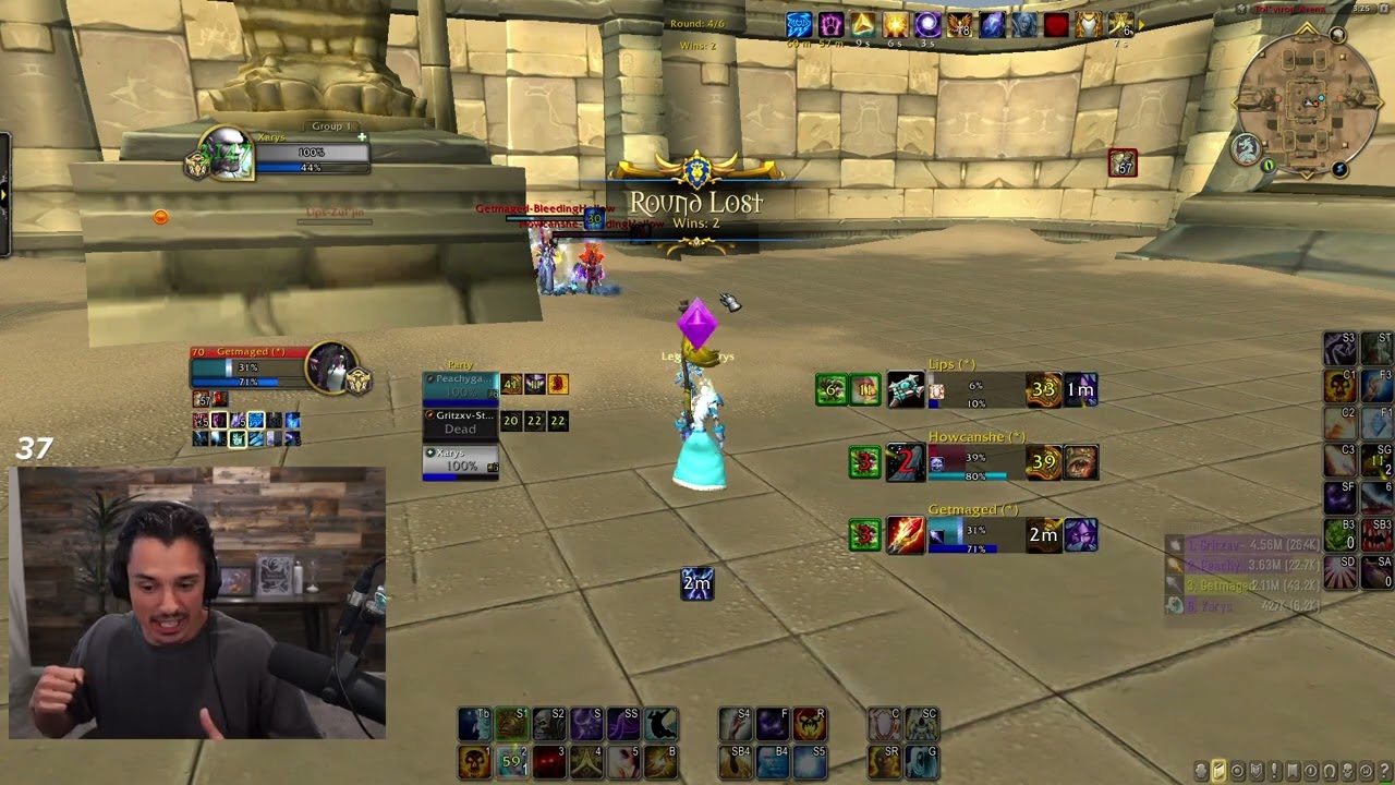 Xaryu Gets SUPER Tilted in Solo Shuffle - WoW Dragonflight