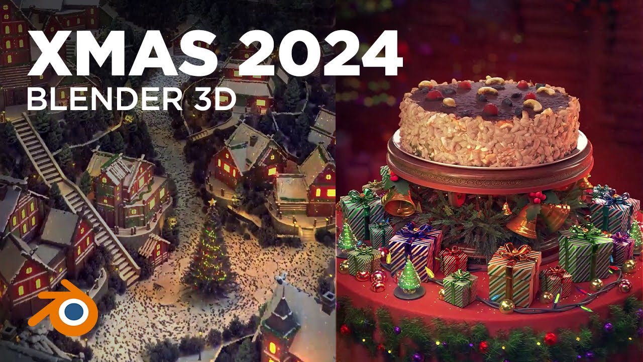 Havmor Xmas 2024 - Blender 3D Timelapse