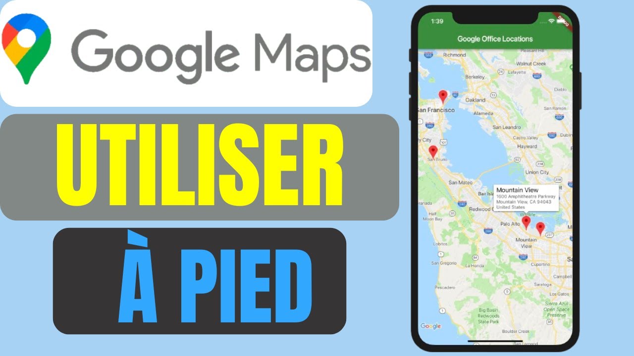 Comment Utiliser Google Map à Pied(Tres Facile)