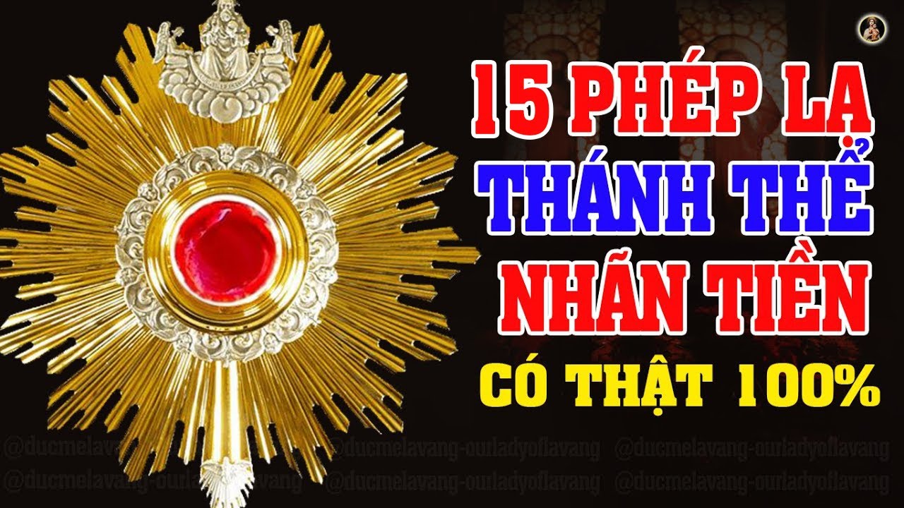 15 Ph&eacute;p Lạ Th&aacute;nh Thể Nổi Tiếng Thế Giới | Người C&ocirc;ng Gi&aacute;o Nhất Định Phải Nghe 1 Lần Trong Đời
