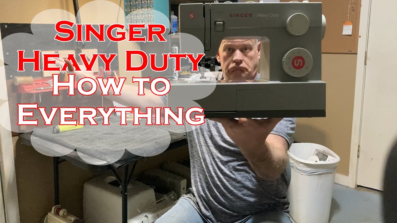 Singer Heavy Duty Sewing Machine: How to - Full Service, Thread and Use Guide