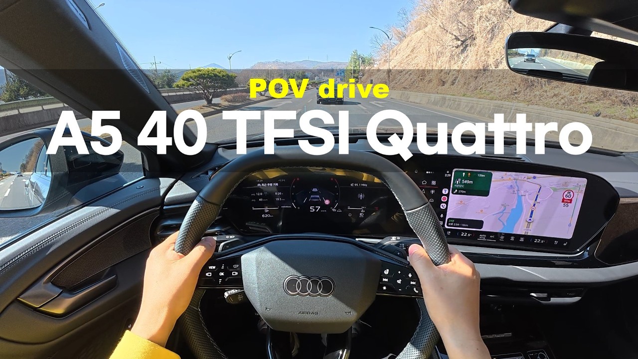 2026 Audi A5 40 TFSI Quattro POV drive