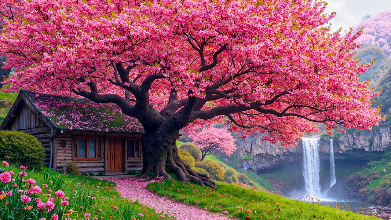 Melod&iacute;as tranquilas de cerezos en flor 🌸 M&uacute;sica relajante que alivia el estr&eacute;s y la ansiedad 🍀 #20