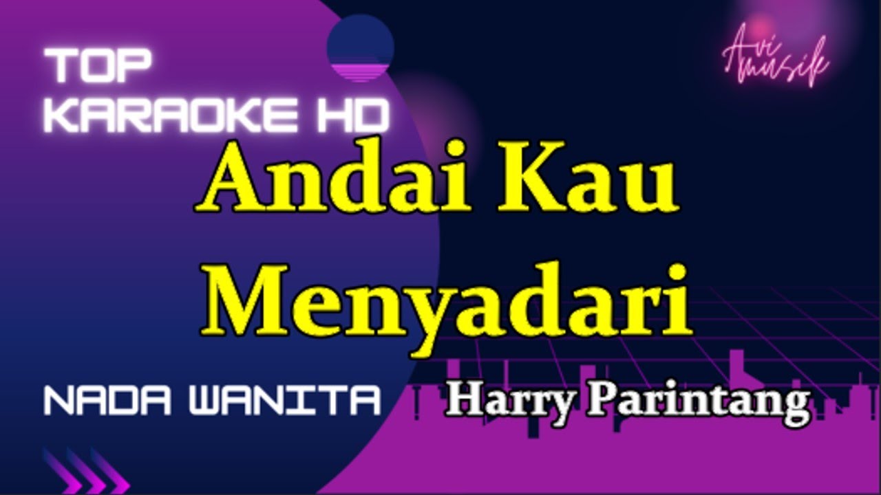 Andai Kau Menyadari-Harry P/Nada Wanita/Top karaoke HD