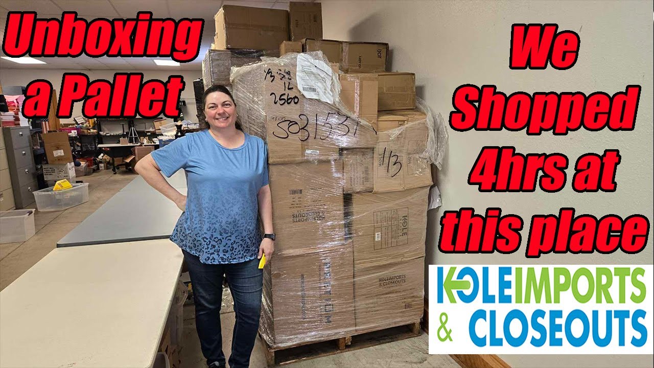 Unboxing Kole Imports and Closeouts. We shopped for 4 hours at this store! Check out all the goodies