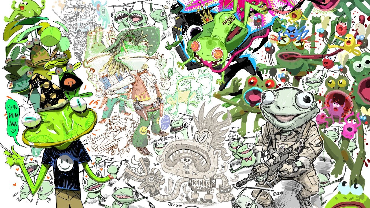 Kim Jung Gi - Wacom Multi-Artist Drawing Super Collab!