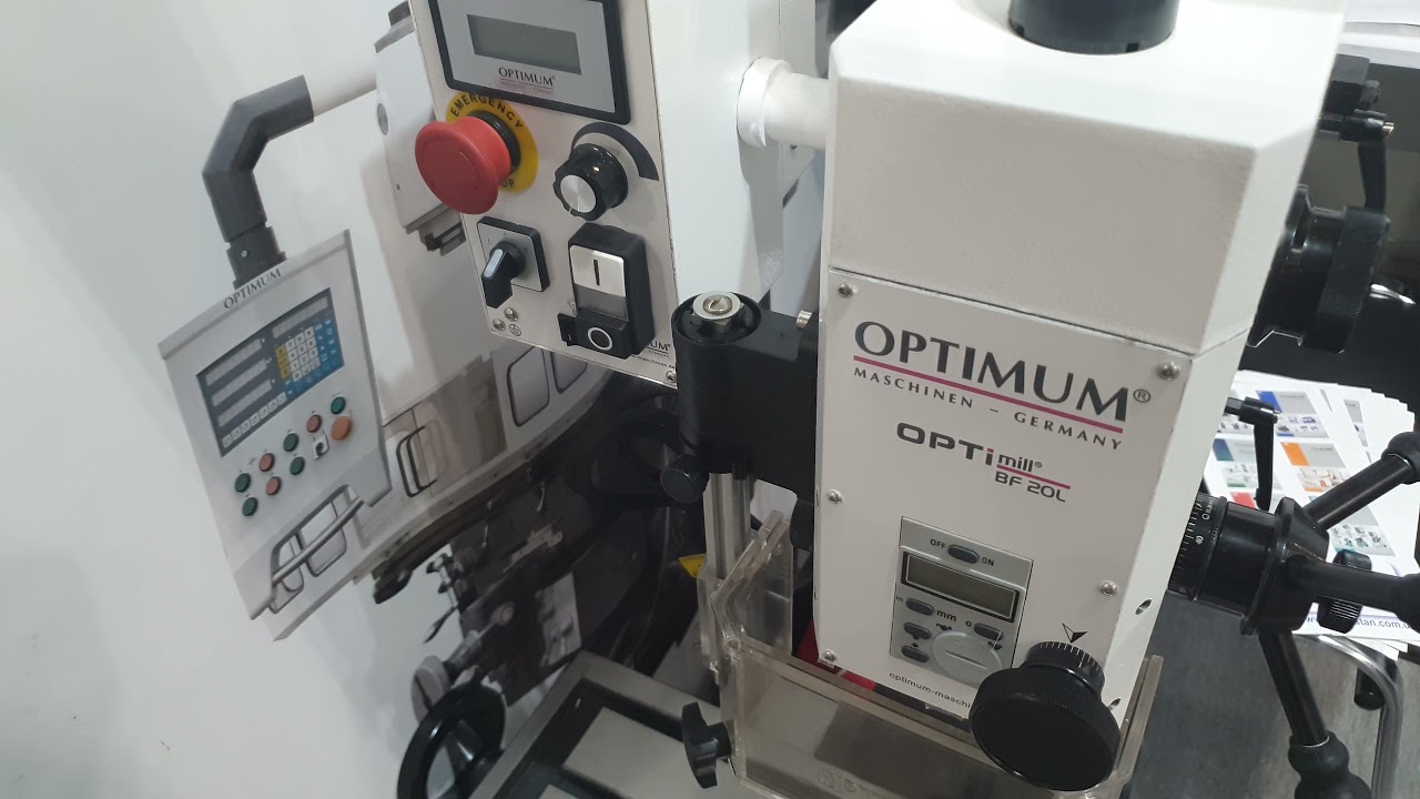 Фрезерный станок   Optimum OPTImill BF 20 L Vario - обзор 2021