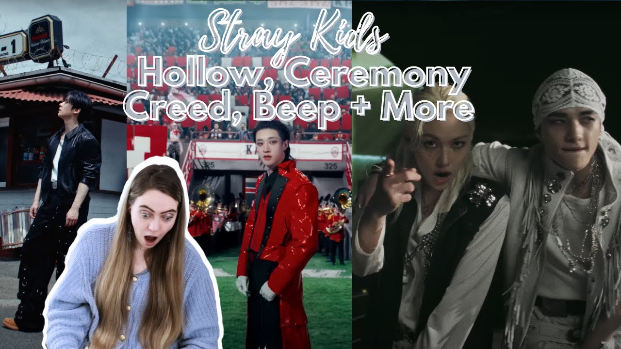 THEY GOT GOOD KARMA! First Time Reaction to STRAY KIDS MVS: [Hollow, Ceremony, Creed & Bleep + More]