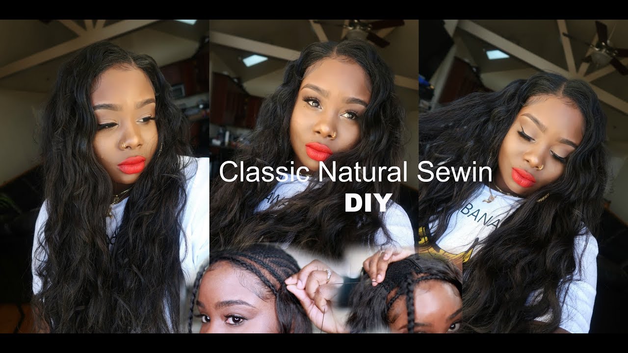 ♡ NATURAL SEWIN Tutorial Ft. Ondibu Hair + Review!