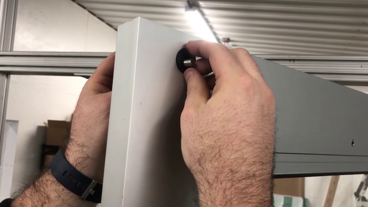 Rockwood PDU8500 Storefront Panic Device Installation - Part 1 - Top Mounting