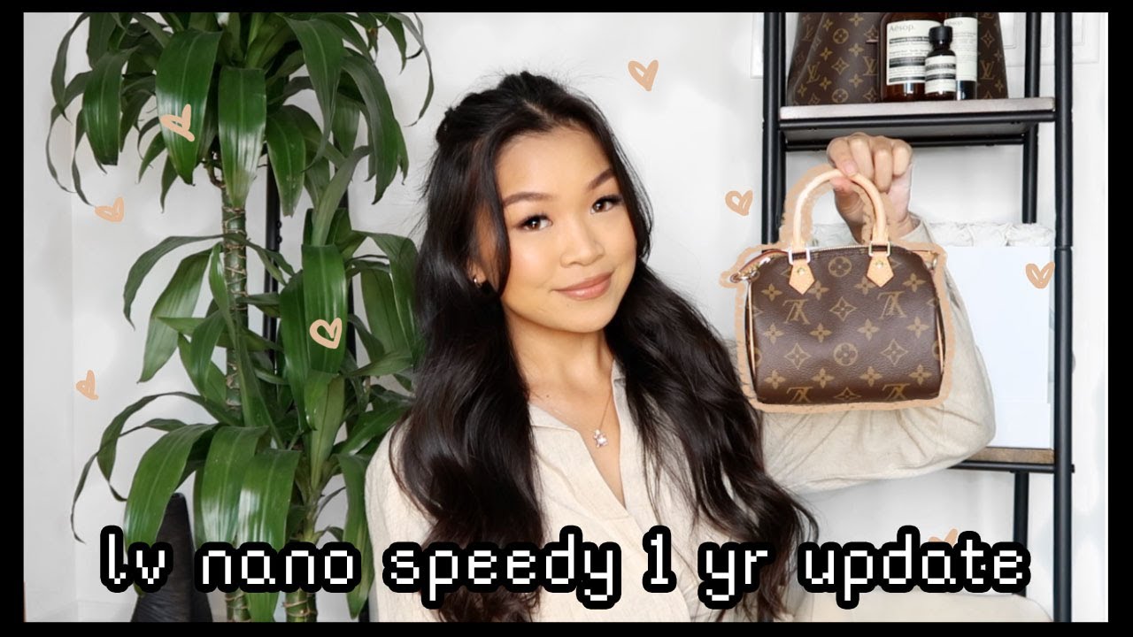 LOUIS VUITTON NANO SPEEDY 1 YEAR UPDATE | XOJENNYDEY