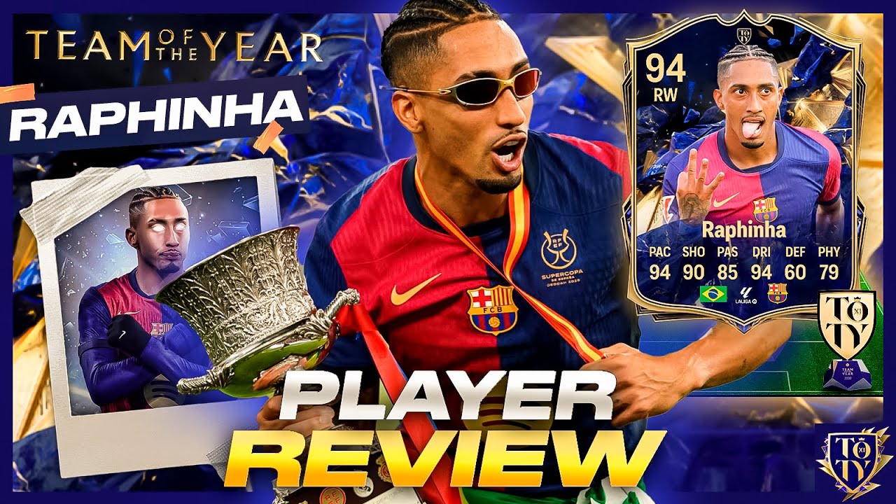 ¿VALE LA PENA PAGAR 500K POR ESTA CARTA?| RAPHINHA 94 EVO TOTY| REVIEW EA FC25